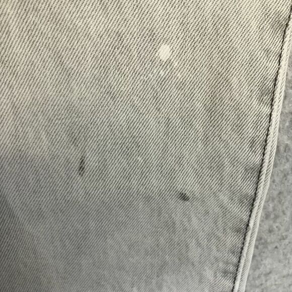 Levi's 501 Men's Size 42x30 Gray Straight Leg Jeans Relaxed - Picture 8 of 16